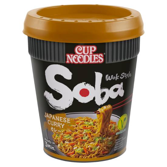 Nissin Cup Noodles Soba Wok Style Japanese Curry 90g