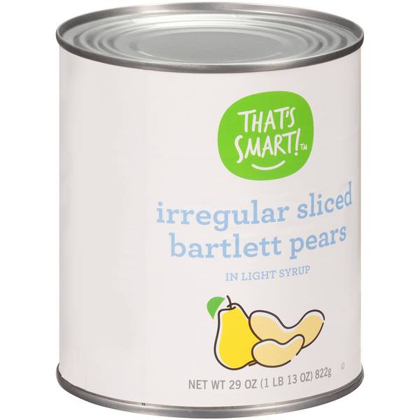 That's Smart! Irregular Sliced Bartlett Pears In Light Syrup