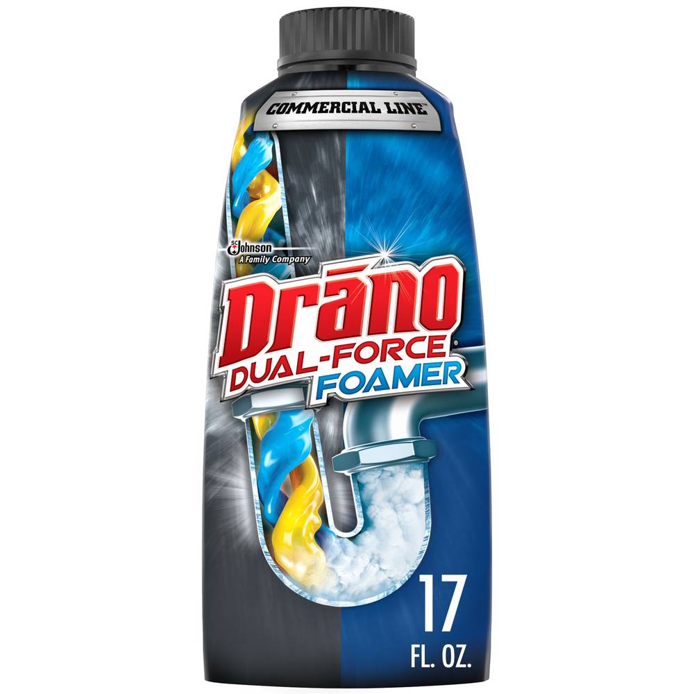 Drano Dual-Force Foamer Clog Remover-fl oz Drain Cleaner | 610455