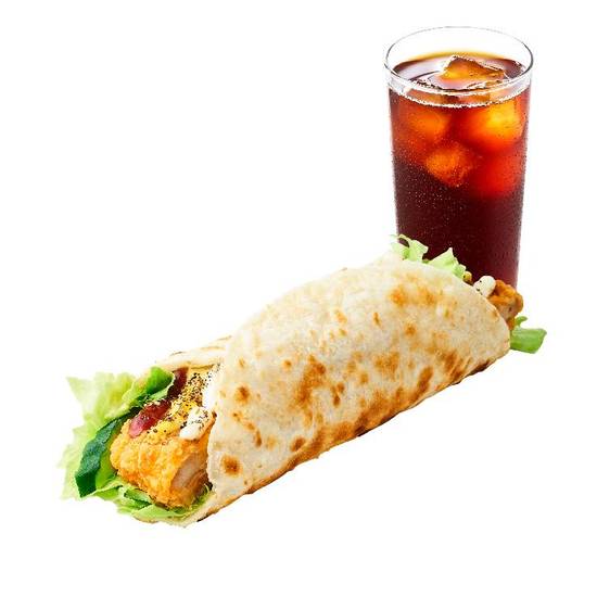 【套餐】嫩脆雞胸墨西哥捲｜Crispy Chicken Fillet Burrito