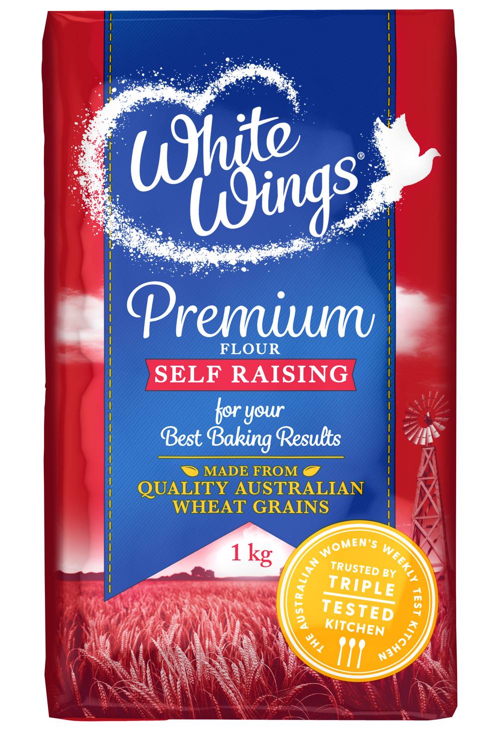 White Wings Premium Self Raising Wheat Grains Flour (1kg)