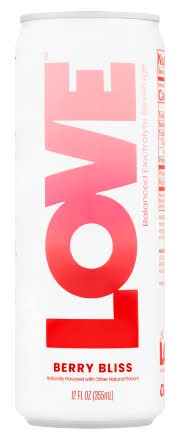 Love Balanced Electrolyte Drink, Berry Bliss (12 fl oz)