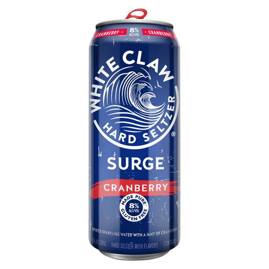 White Claw Surge Cranberry Single 16oz Can 8.0% ABV
