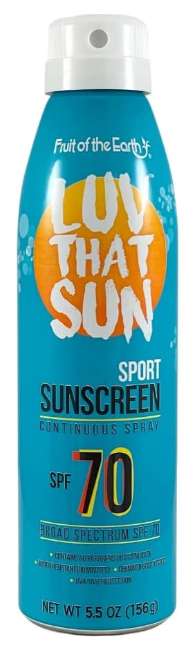 Luv That Sun Spf 70 Sports Sunscreen Spray (5.5 oz)