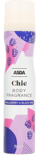 ASDA Mullberry & Black Iris, Chic Body Fragrance (75ml)