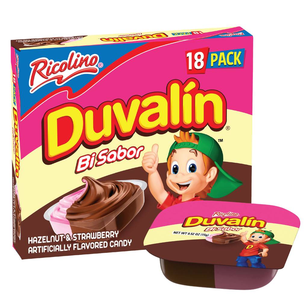 Duvalin Strawberry & Hazelnut Flavored Candy (18 x 0.53 oz)