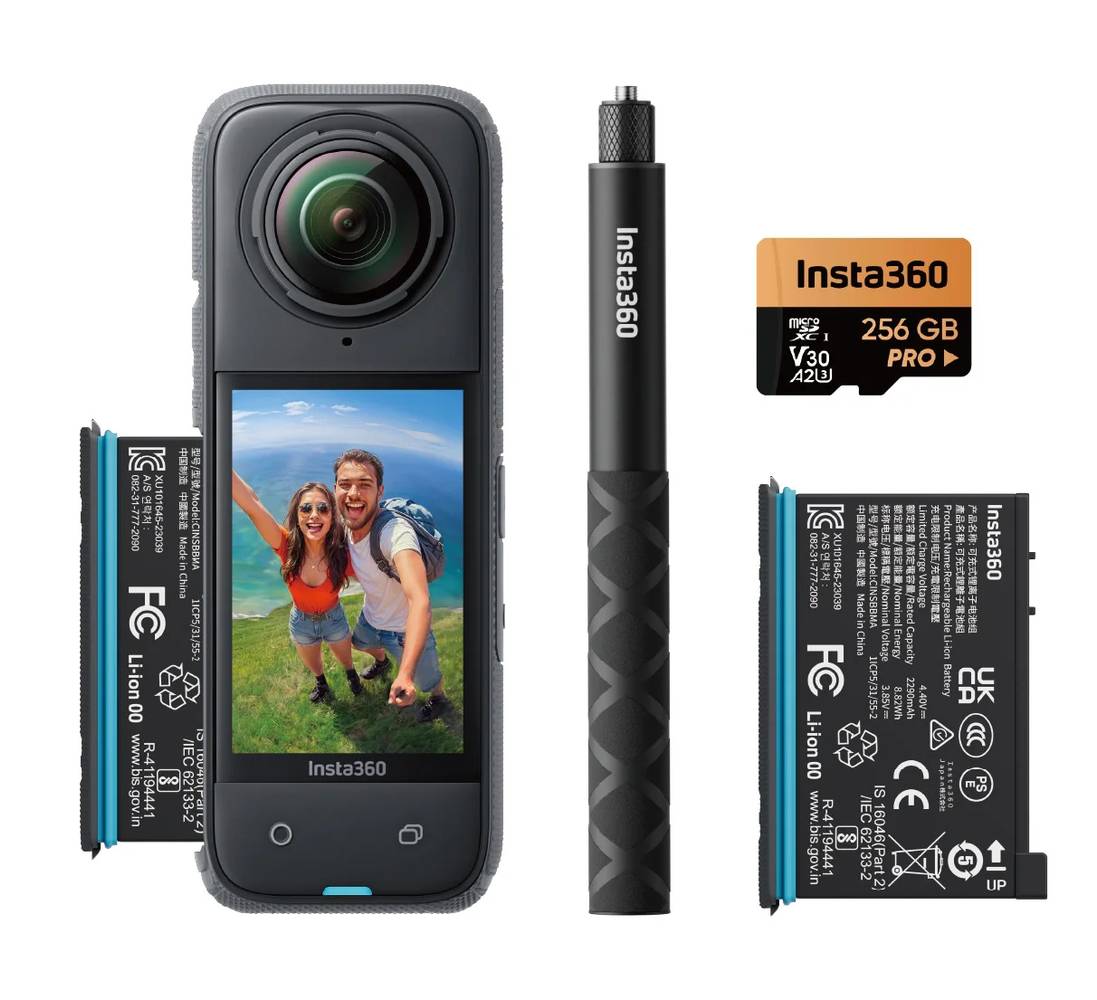 Insta360 X4 8k Action Camera Adventure Bundle