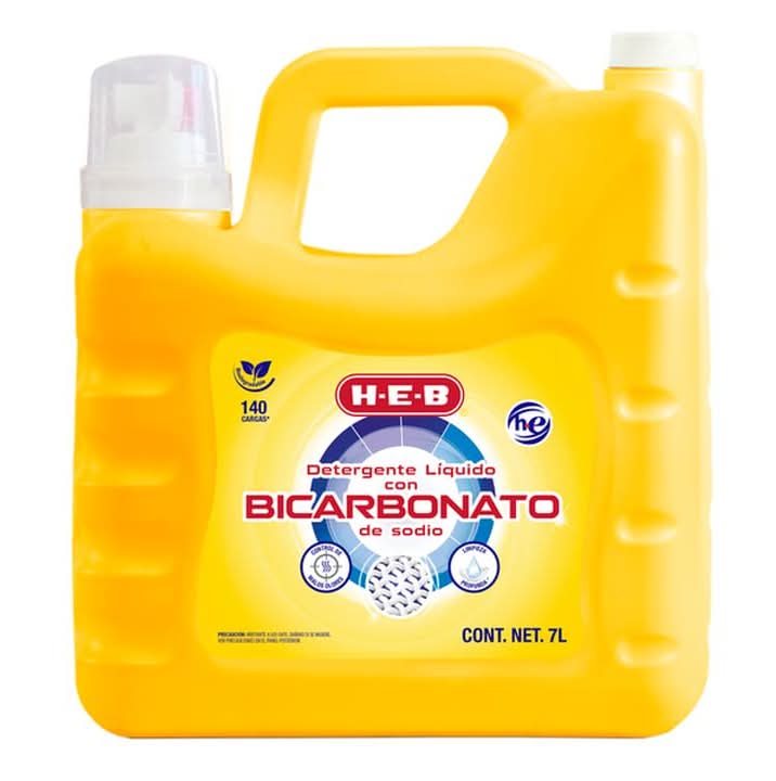 H-E-B · Detergente líquido con bicarbonato (7 L)