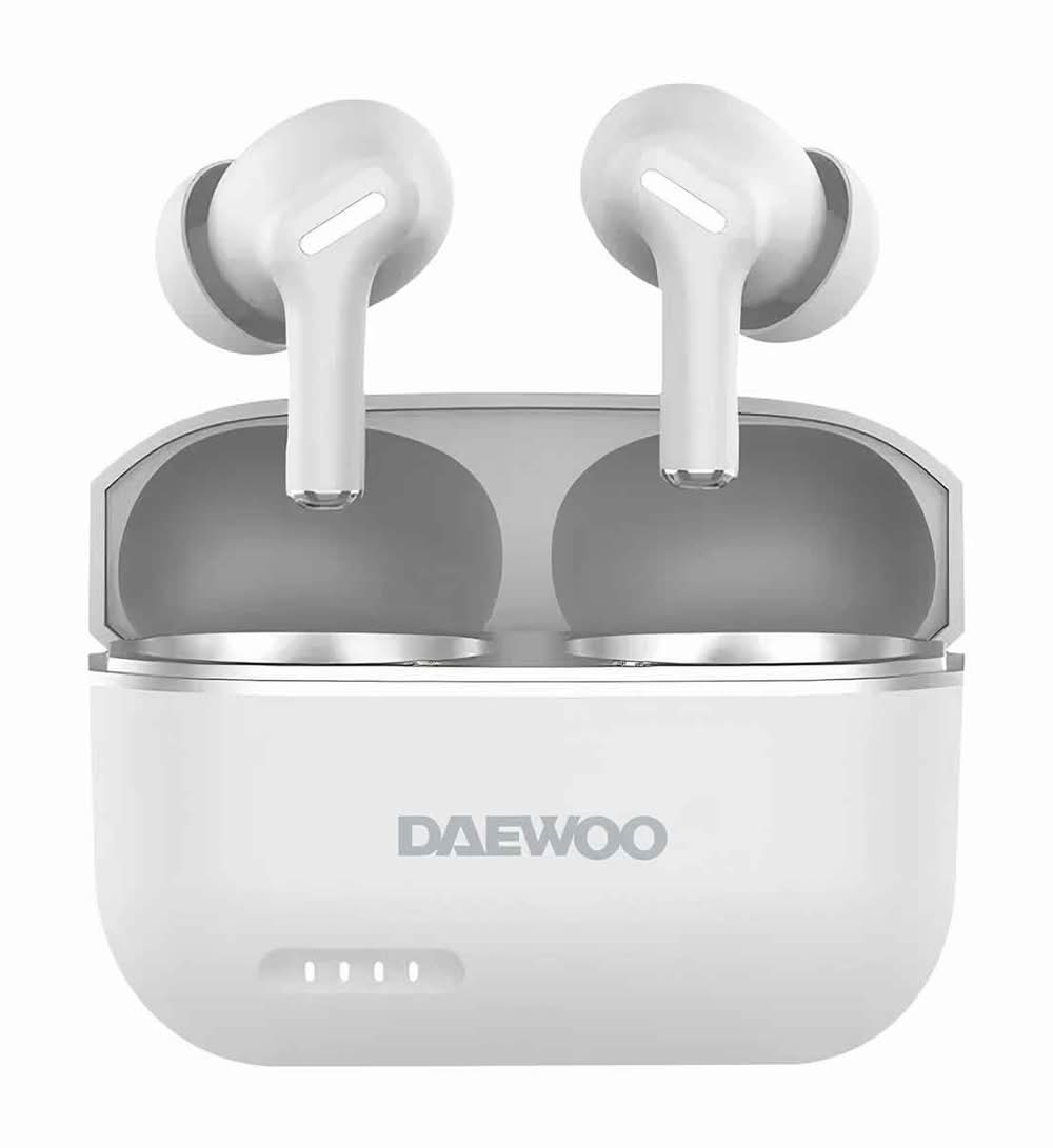 Daewoo · Blitz dw-anc1 audífonos inalámbricos, 4x6x2 cm, blanco