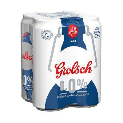 Grolsch · Non-alcoholic beer case - Caisse de bières sans alcool (4 x 500 mL - 4X500ml)