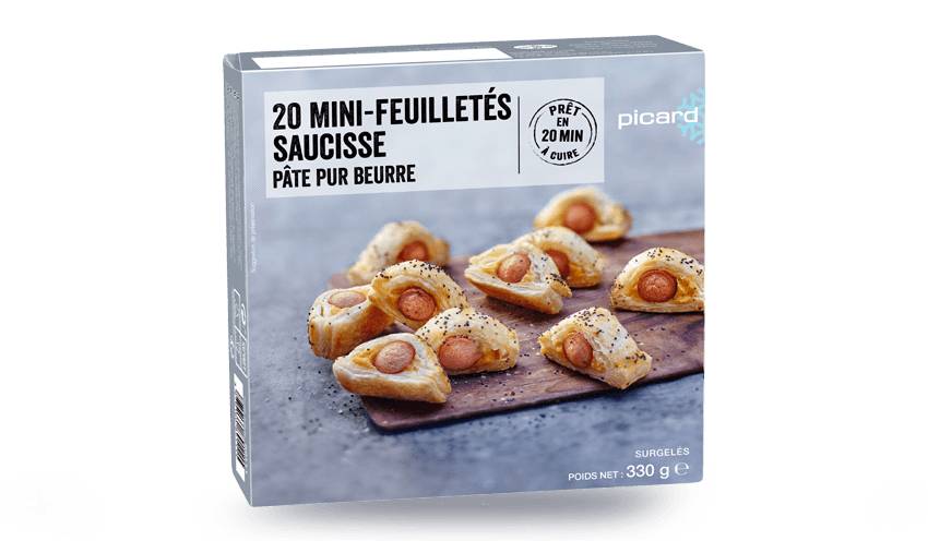 20 mini-feuilletés saucisse