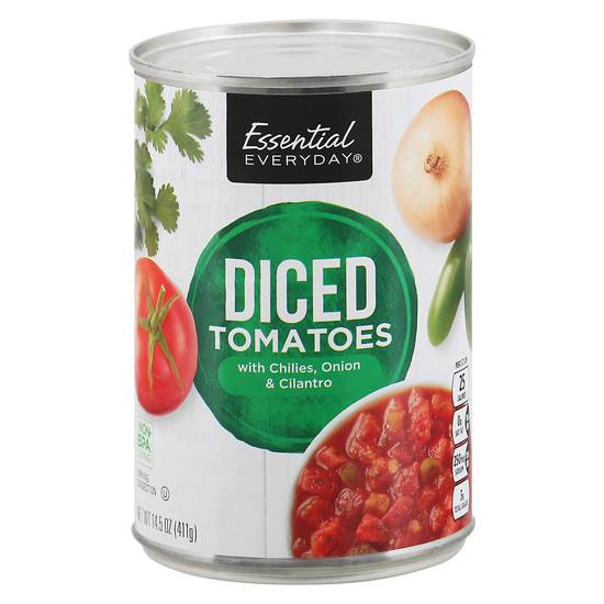 Essential Everyday Diced Tomatoes With Chiles Onion & Cilantro (14.5 oz)