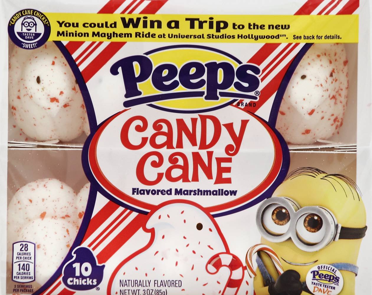 Peeps Candy Cane Marshmallow (10 ct)