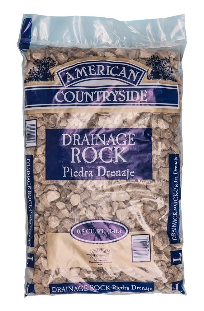 American Countryside 0.5 cu ft Gray Drainage rock (More than 3-in)