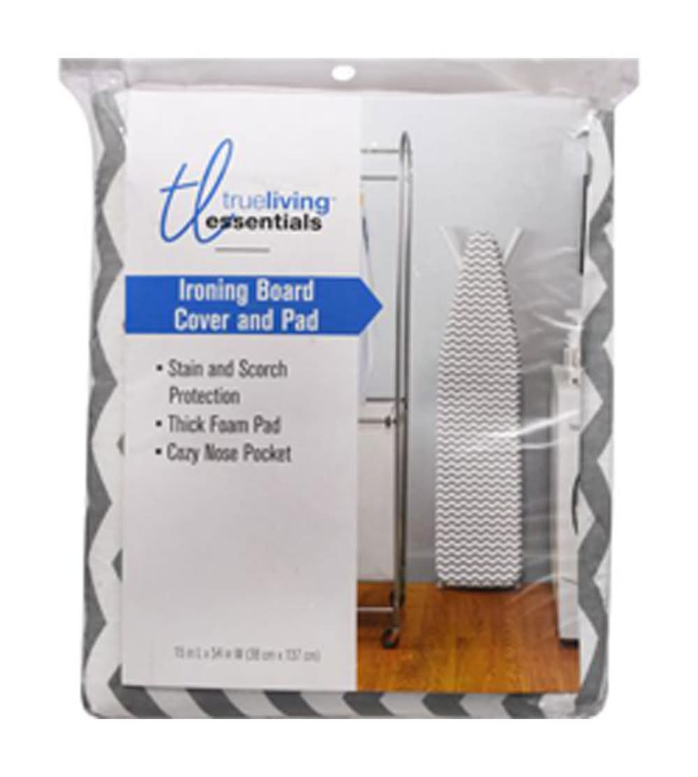 True Living Essentials Ironing Board Cover & Pad 15 X 54 Inches