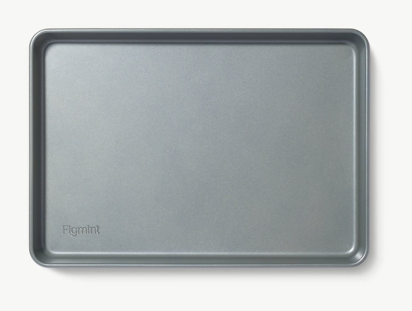 Figmint Nonstick Aluminized Steel Cookie Baking Sheet, 9x13 in, Gray