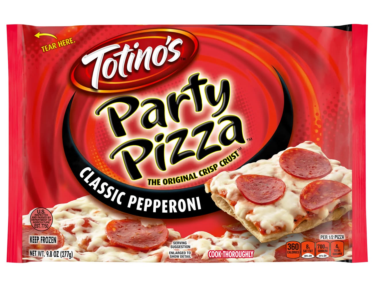 Totino's Party Pizza Classic Pepperoni (9.8 oz)