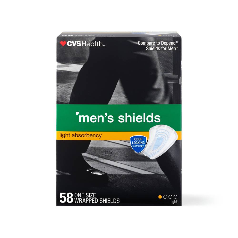 CVS Health Men's Shields Light Absorbency (58 ct)