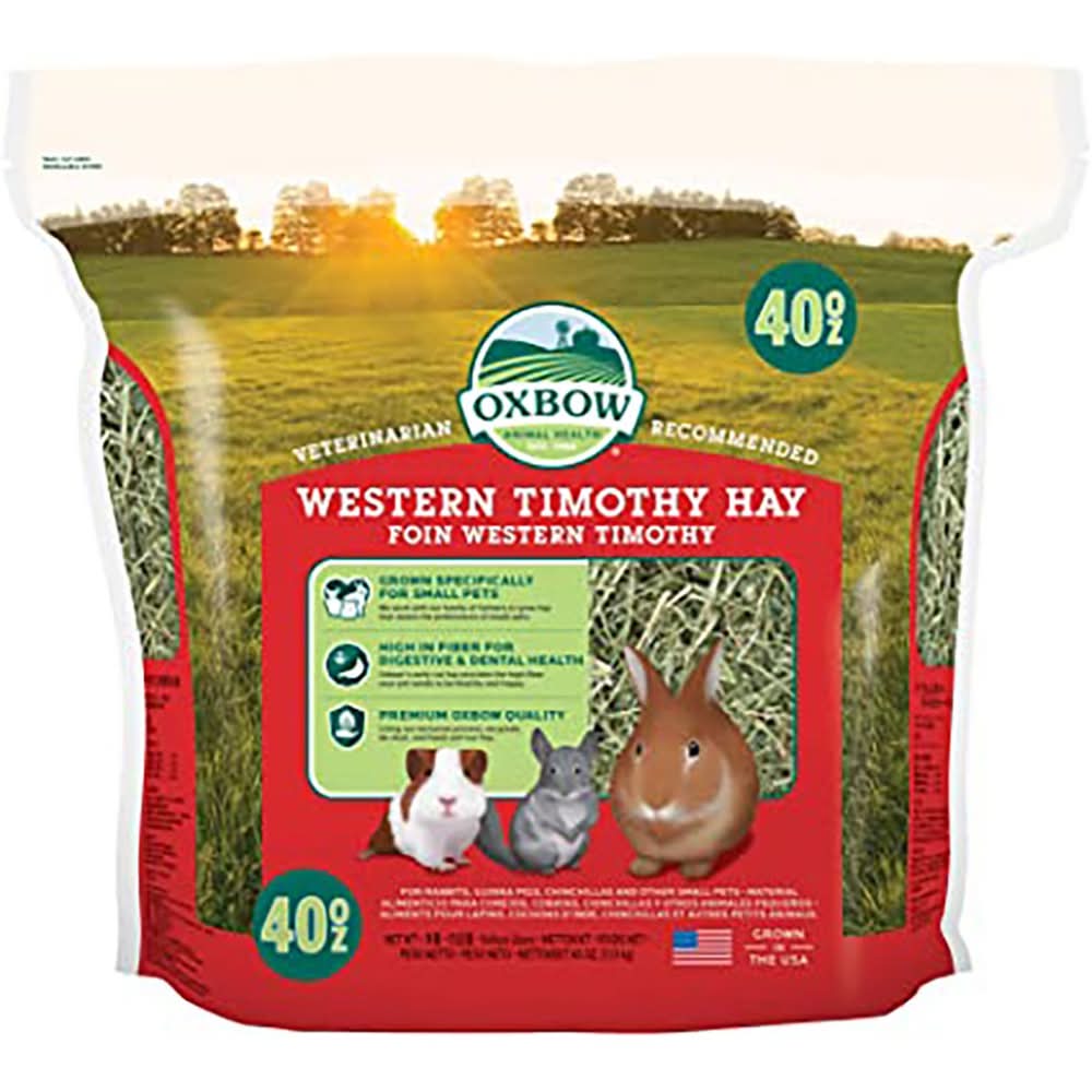 Oxbow · Alimento a base de heno timothy para conejos, cobayas y chinchillas (1,33 kg)