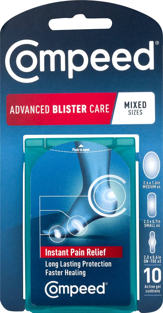 Compeed Mixed Sizes Advanced Blister Pain Relief (10 ct)