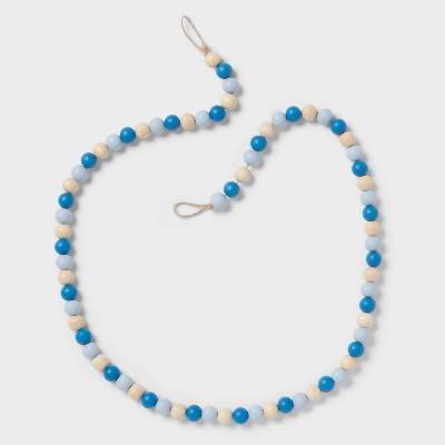 72" Hanukkah Wooden Bead Garland - Spritz™