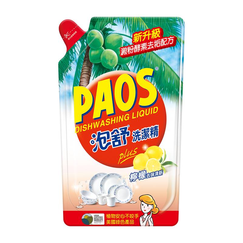 泡舒洗潔精補充包-檸檬800g <800g克 x 1 x 1Pack包>