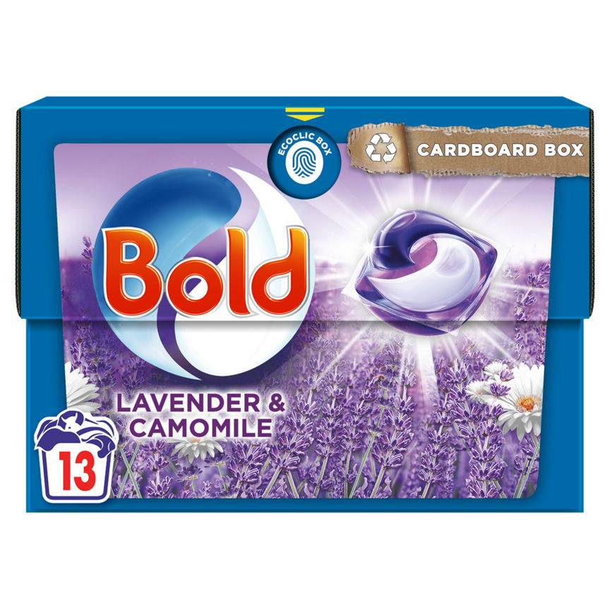 Bold Lavender-Camomile, All-In-1 Pods Washing Capsules (13 pack)