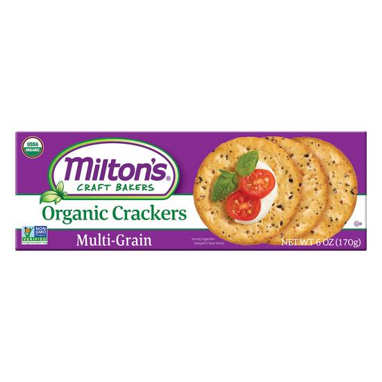 Milton's Craft Bakers Multi-Grain Organic Crackers