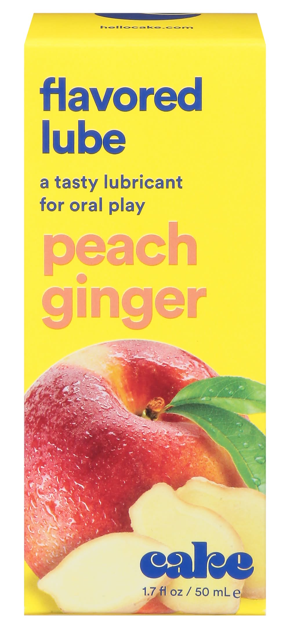 Cake Peach Ginger Lubricant (1.7 fl oz)