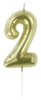 Decorative Number Birthday Candle Jumbo Style 2