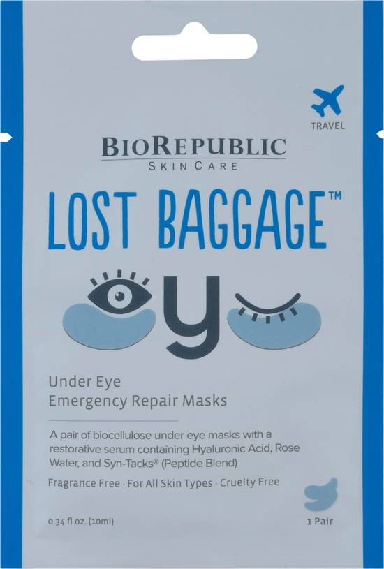 Biorepublic Lost Baggage Under Eye Masks