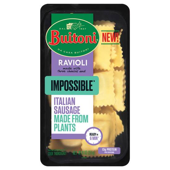 Buitoni Ravioli With Impossible Italian Sausage (9 oz)