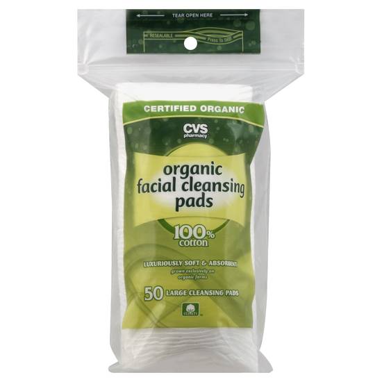 Cvs 100% Cotton Organic Facial Cleansing Pads