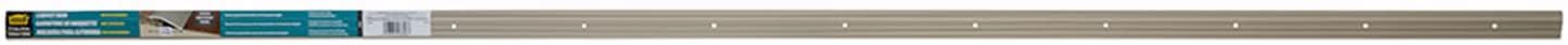 M-D 0.3 In. H X 1.375 In. W X 72 In. L Pewter Pewter Aluminum Carpet Trim