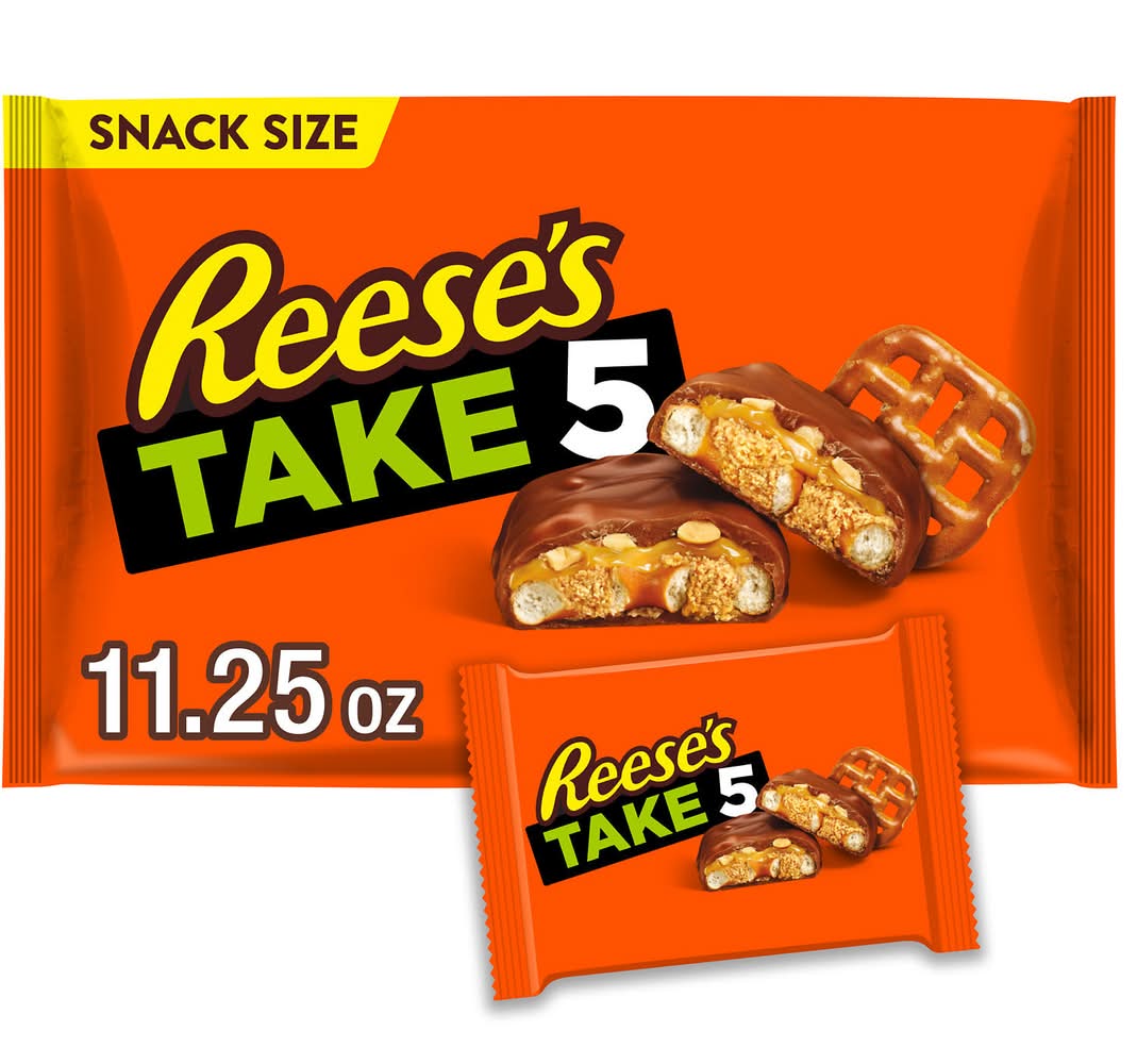 Reese's Take 5 Variety pack Pretzels Snack Bar (11.25 oz)