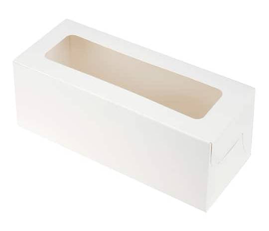 Celebrate It Window Treat Boxes, 8 in X 3.25 in, White (3 ct)