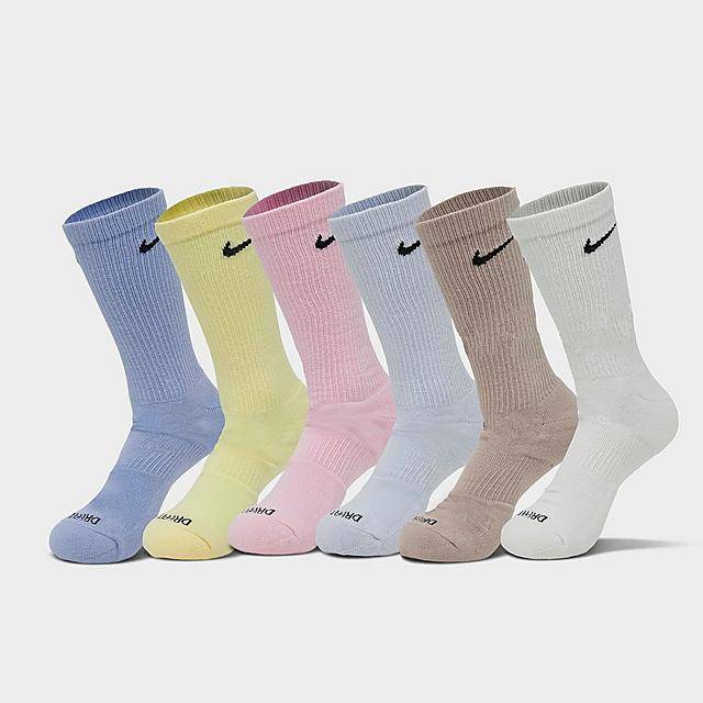 Nike Everyday Plus Cushioned Crew Training Socks (6-Pack) (Large)