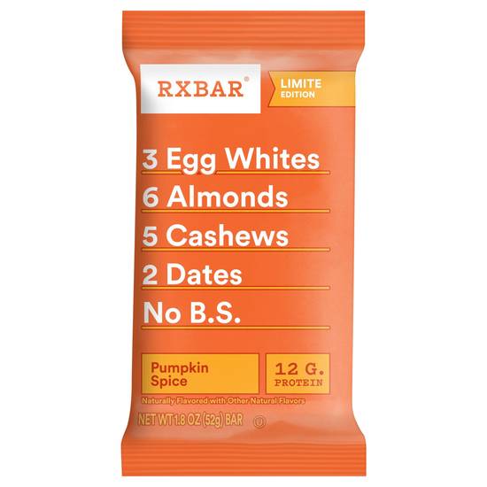 Rxbar Limited Edition Pumpkin Spice Protein Bar (1.8 oz)