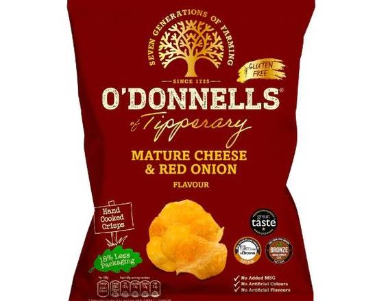 O'Donnells Mature Cheese And Red Onion