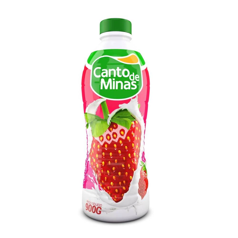 Canto de minas iogurte skill sabor morango (900g)