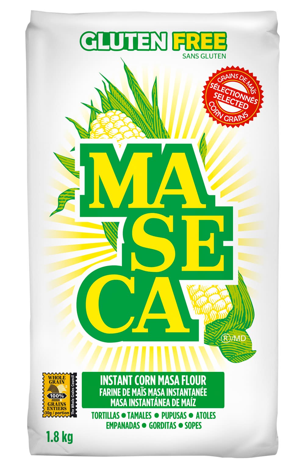 Maseca Instant Corn Masa Flour (4 lbs)