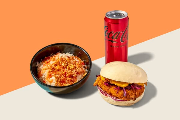 MENU BAO THAÏ BURGER CURRY MANGO