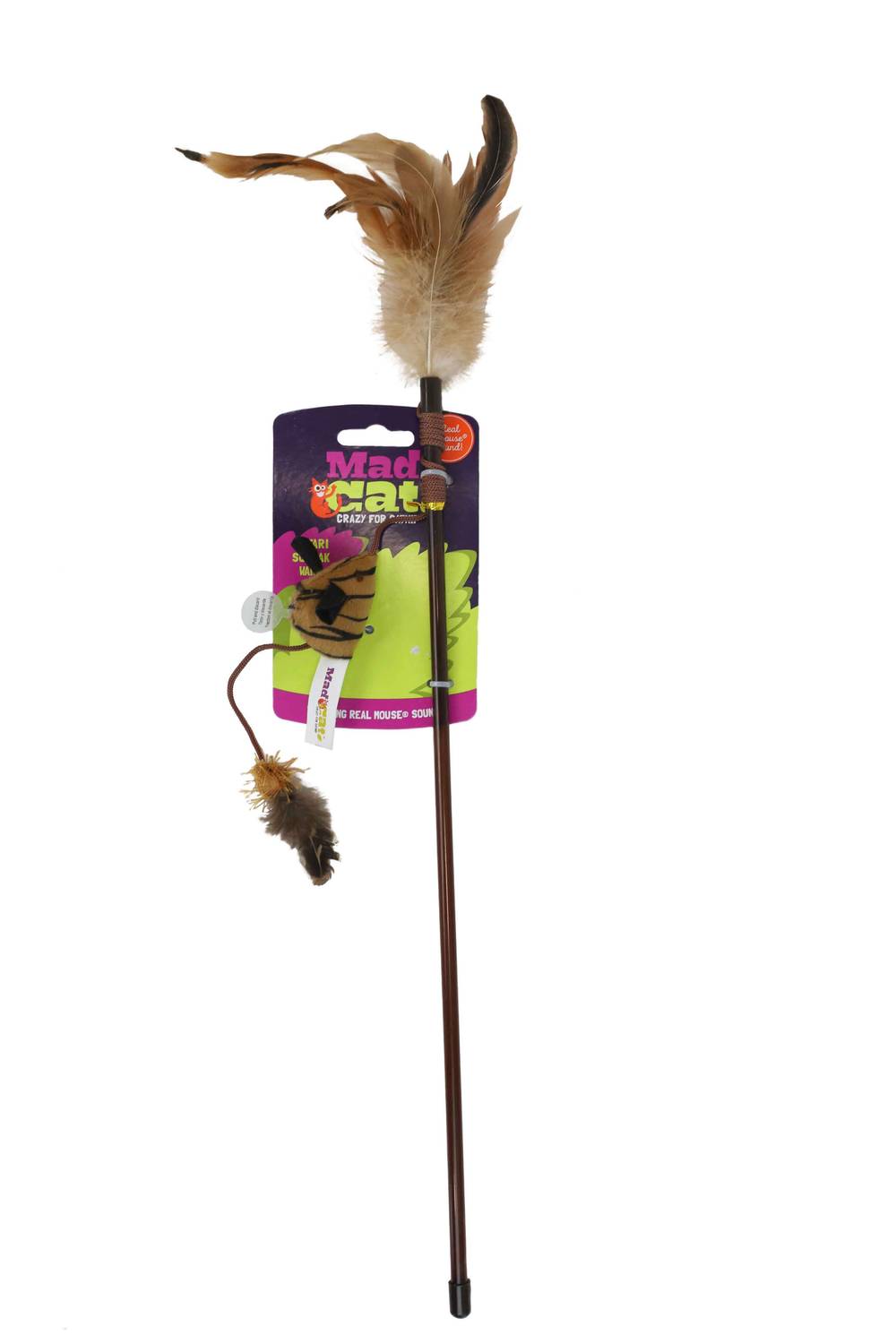 Mad Cat Safari Squeak Wand Toy