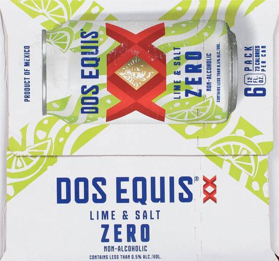 Dos Equis Beer Cans (lime-salt) (6 ct, 12 fl oz)