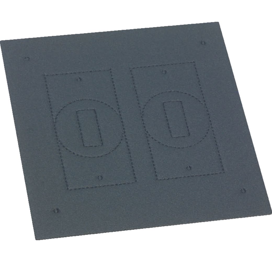Sigma Engineered Solutions Square Cross Linked Polyethylene Foam 2 Gang 4.75 In. H X 4.75 In. W Repl