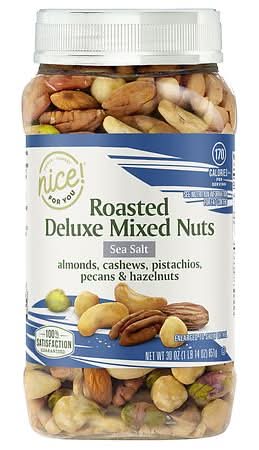 Nice! Roasted & Salted Deluxe Mixed Nuts (1.88 lbs)