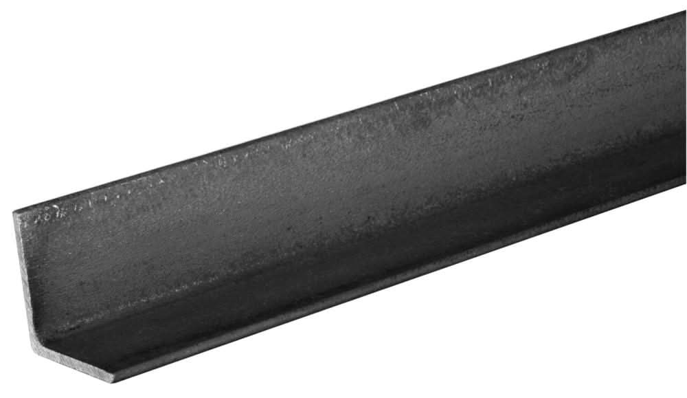 Hillman 1-1/4-in W x 1-1/4-in H x 6-ft L Plain Hot Rolled Steel Solid Angle