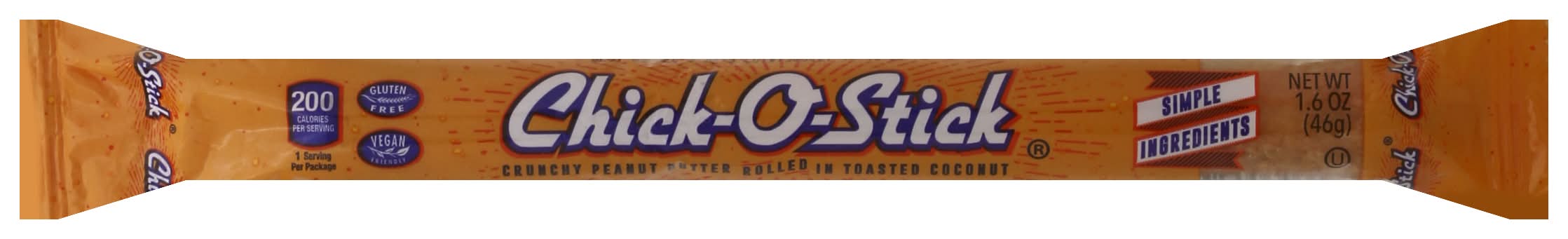 Chick-O-Stick Crunchy Peanut Butter Rolled in Toasted Coconut (1.6 oz)