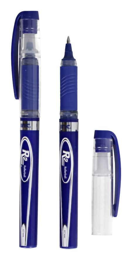 Inc R-2 Rollerball Pens, Blue (2 ct)