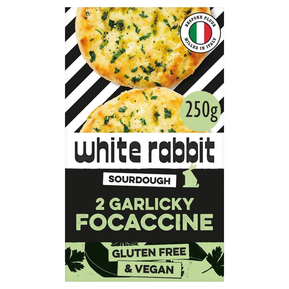 White Rabbit The Garlicky Focaccine 2x135g